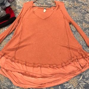 Free People thermal shirt
